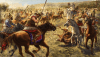 Batalla de Gránico 334 AC (5). Derrota de la caballería mercenaria griega comandada por Memnón, un mercenario griego al servicio persa. Autor Radu Oltean