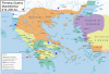 Primera Guerra Macédonica 214-205 AC entre la república Romana y Filipo V de Macedonia