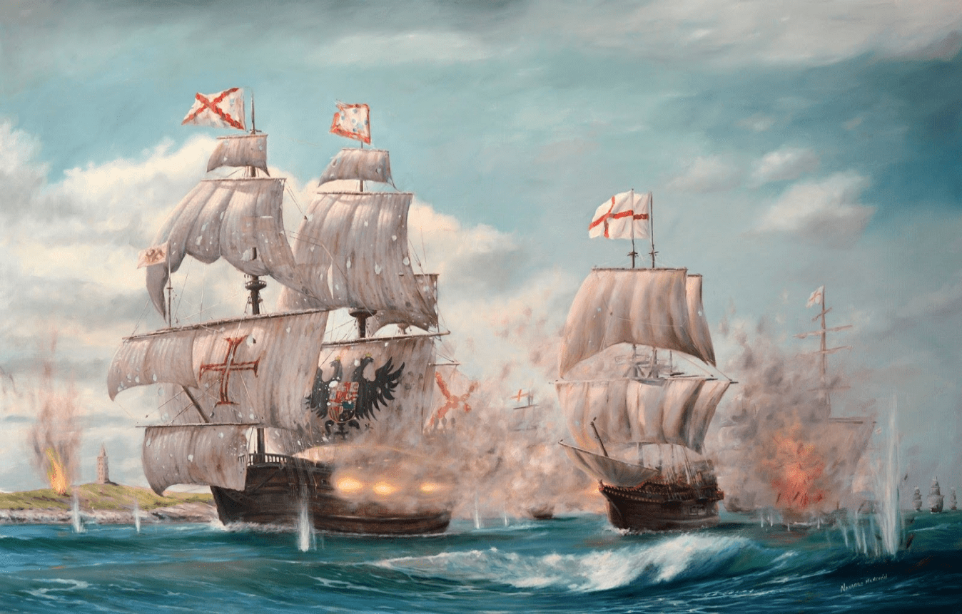 La Invencible inglesa o Contra armada 1589 Arre caballo