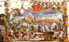 Asedio de Danzig 1734. Vista del asedio