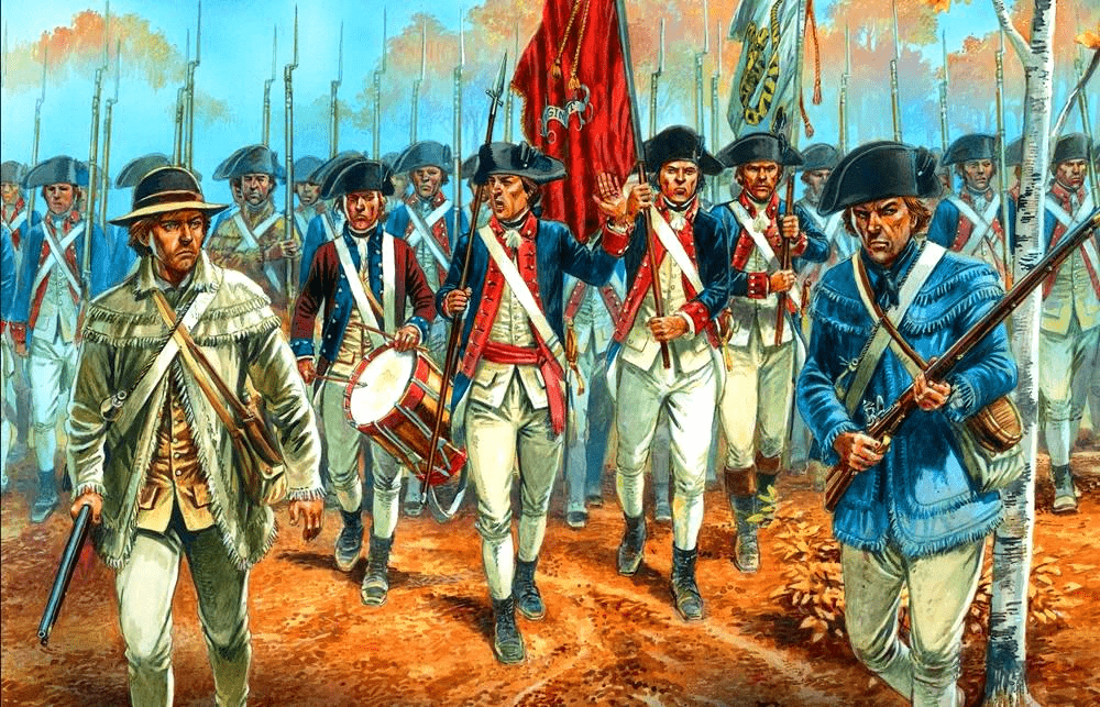 campos de batalla de la revolución americana