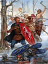 Ataque guerreros germánicos siglo II