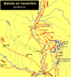 Batalla de Versinikia: mapa de la batalla