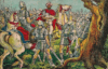 Captura de Zeid por las tropas francas, despues de realizar una salida para aliviar el asedio de Barcelona en 