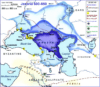 Mapa de Jazaria del 600 al 850