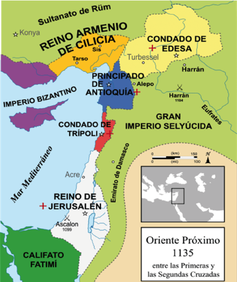 mapa de cruzadas