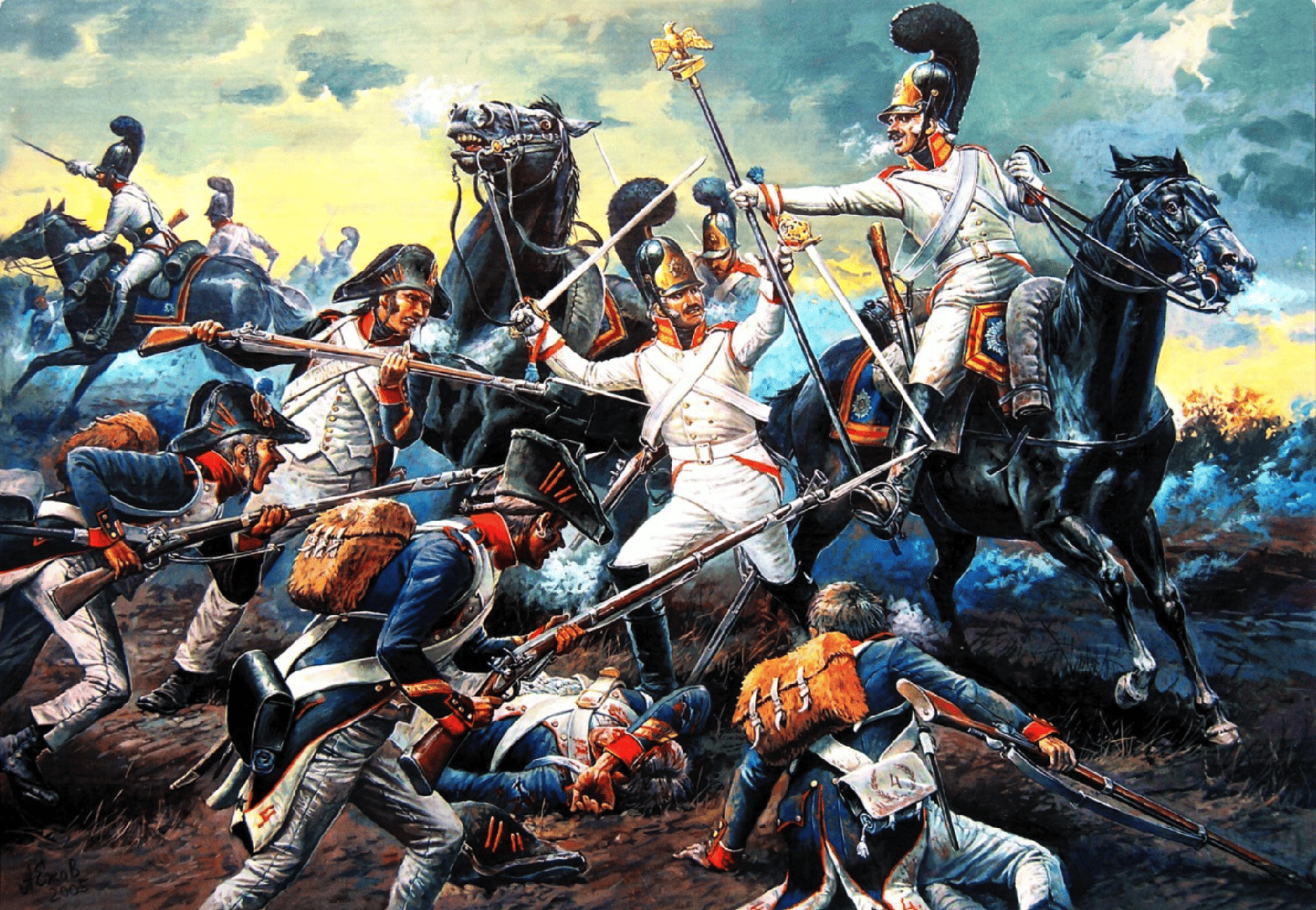 Campaña contra Austria 1805. Batalla de Austerlitz - Arre caballo!