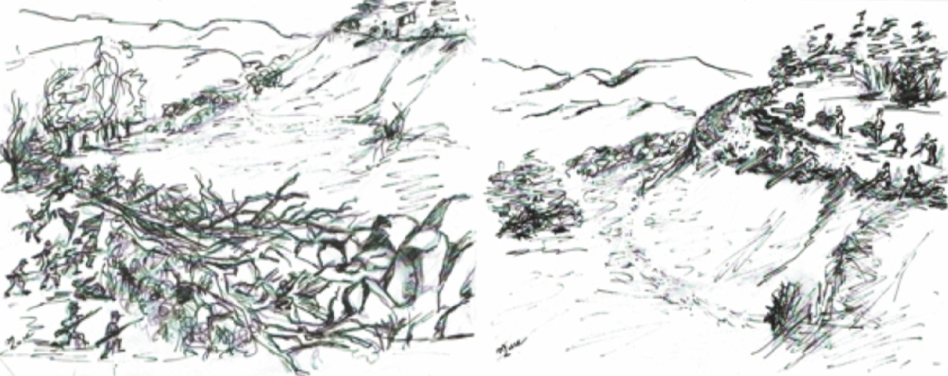 Batalla del Nivelle (9 a 10 noviembre 1813) Arre caballo!