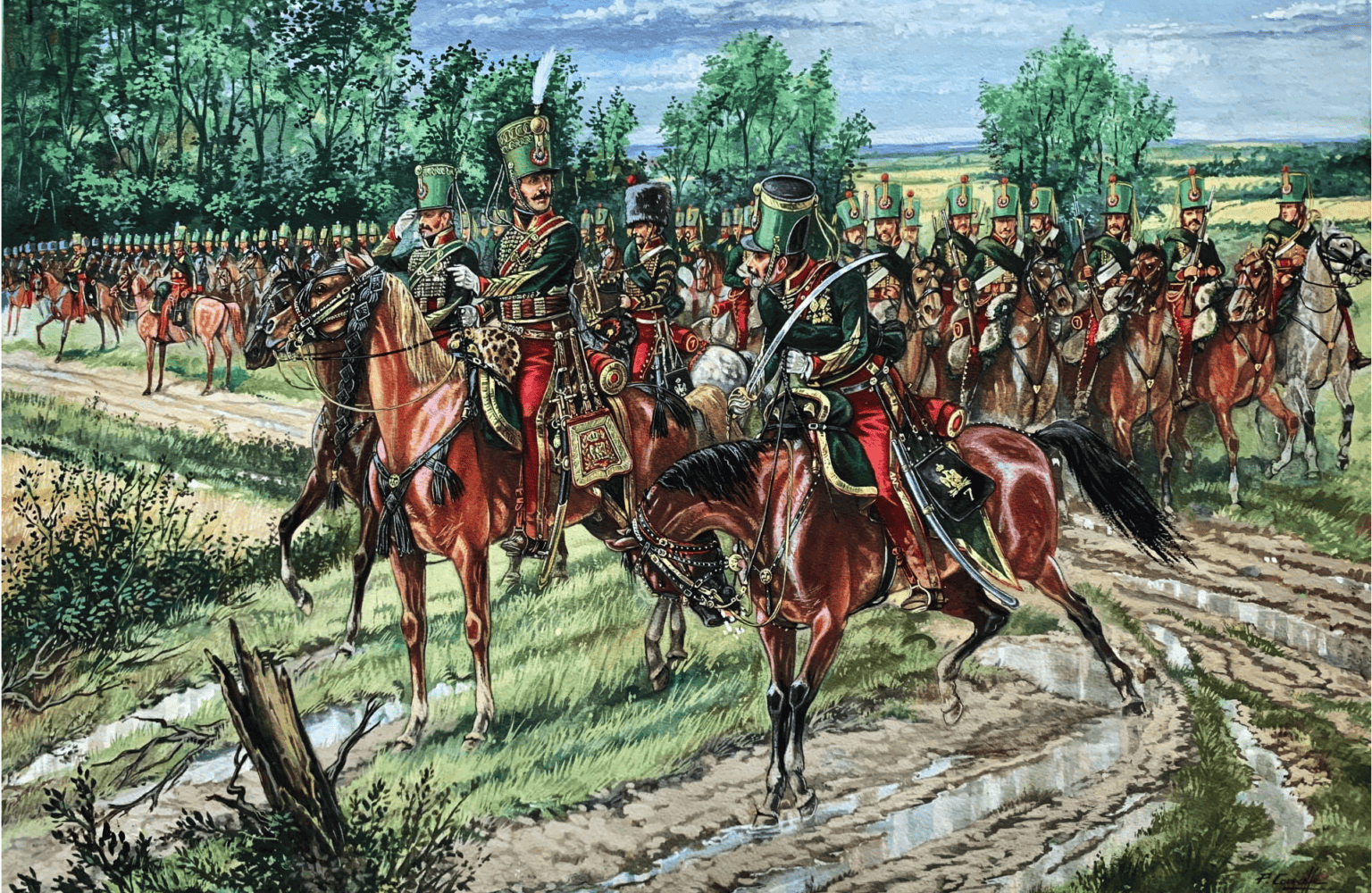 Batalla de Waterloo (18 de junio de 1815). Movimientos previos y